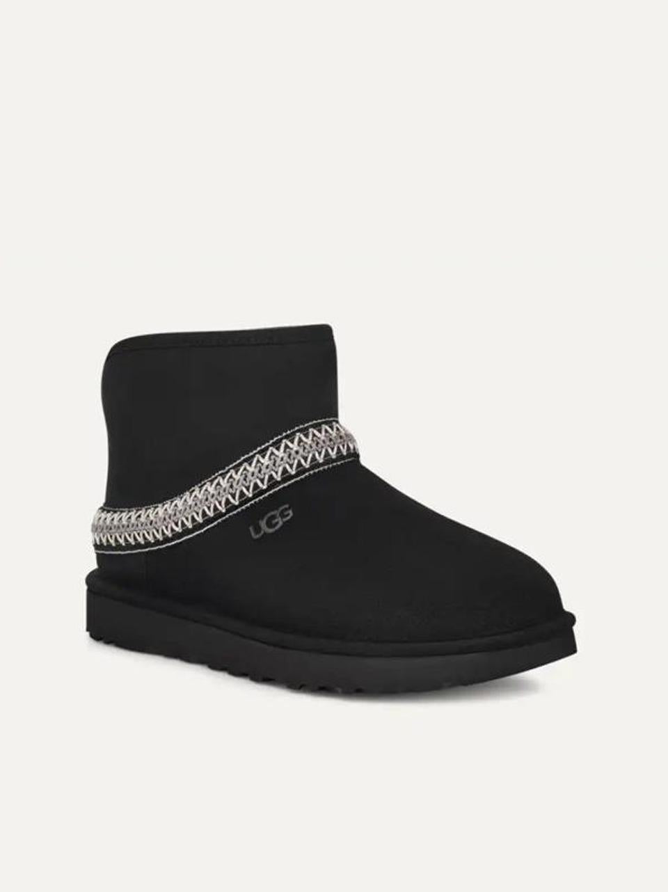 CLASSIC MINI CRESCENT BLACK Ugg