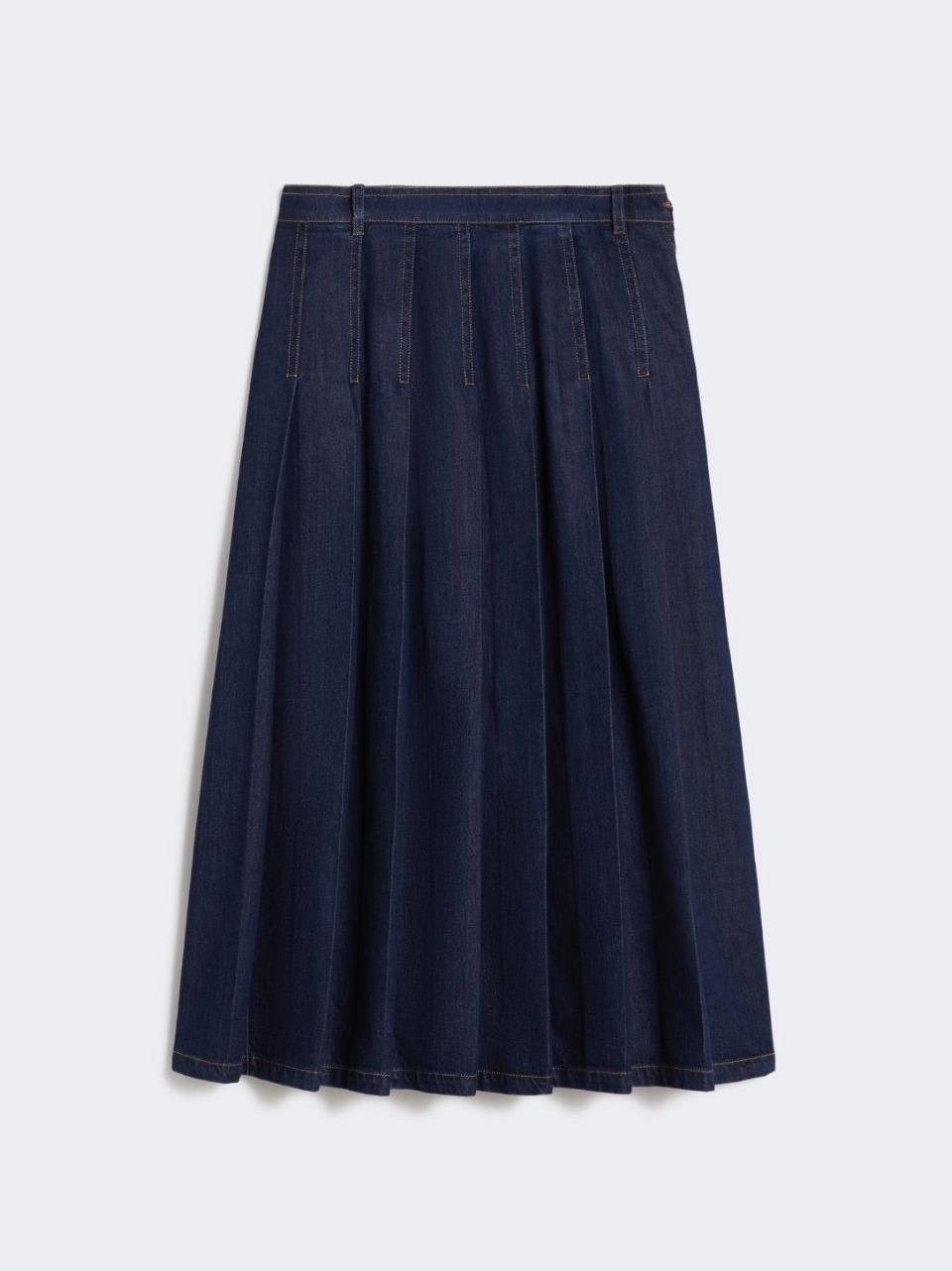 gonna denim plisse OVALE 1 WEEKEND by Max Mara