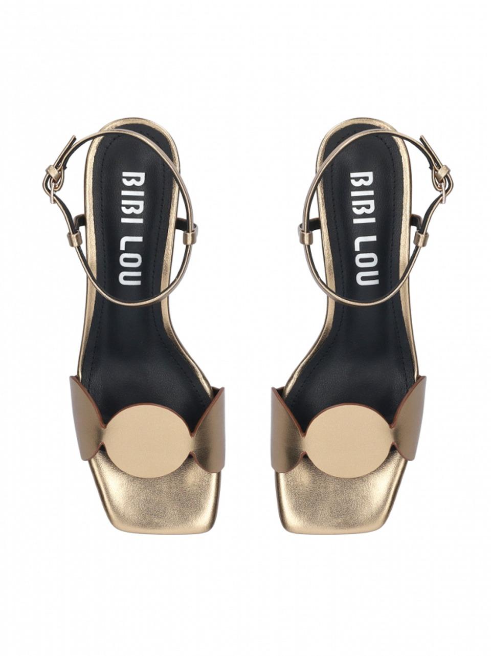 sandalo tacco h 50mm cerchi 623 BRONZO BIBI LOU