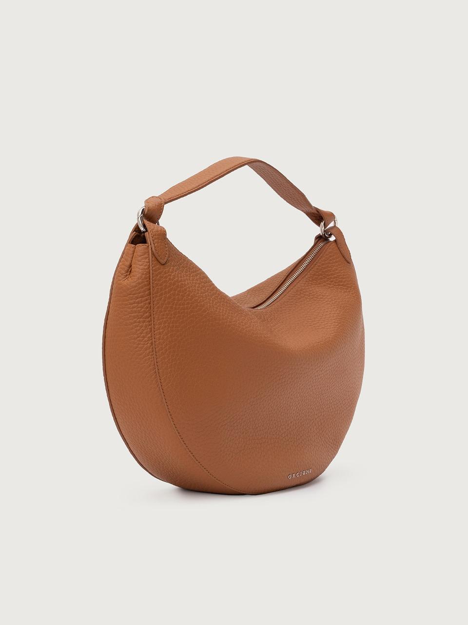 borsa dumpling large B02184SOFT CUOIO ORCIANI