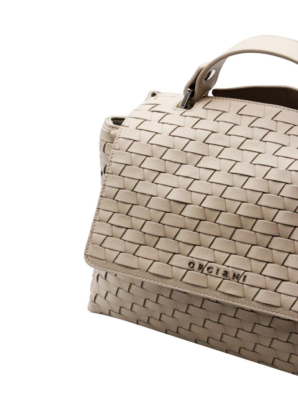 borsa sveva small B01999WOVEN AVORIO ORCIANI