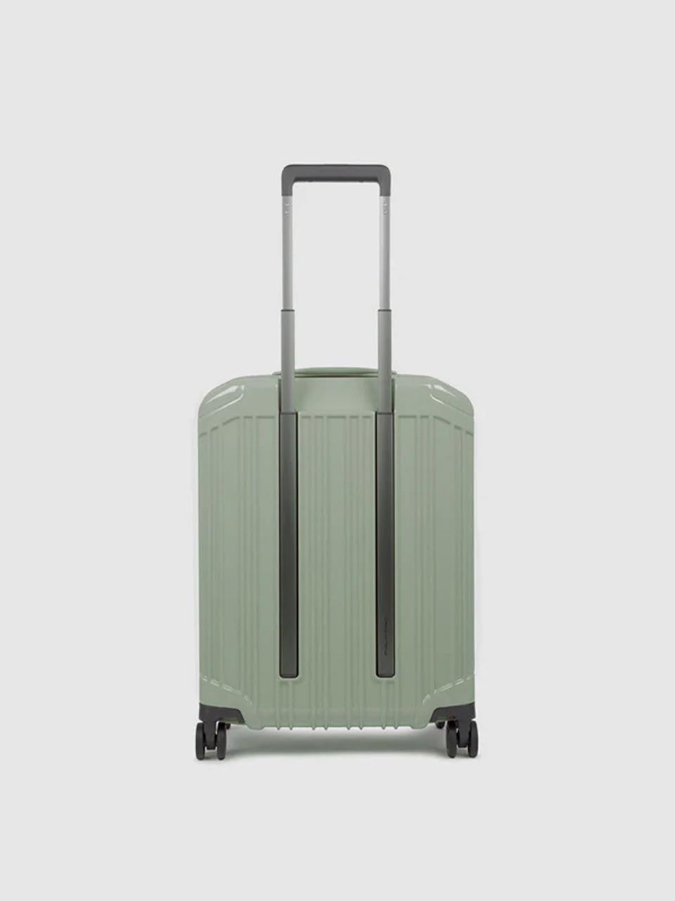 valigia trolley cabina lucida BV4425PQL VERDE PIQUADRO