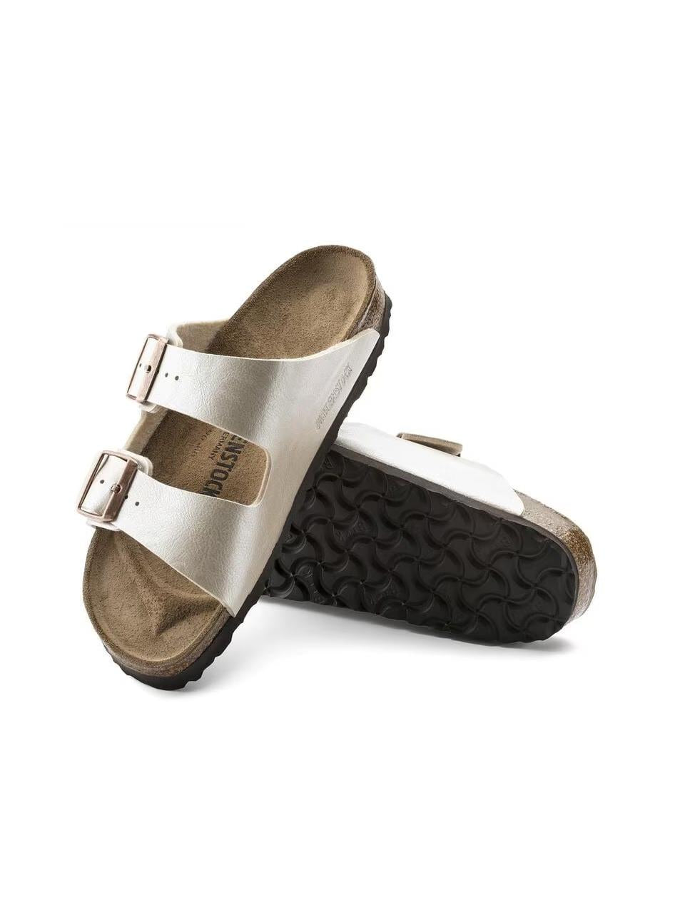 sabot arizona ARIZONA1009921 PEARL WHITE BIRKENSTOCK
