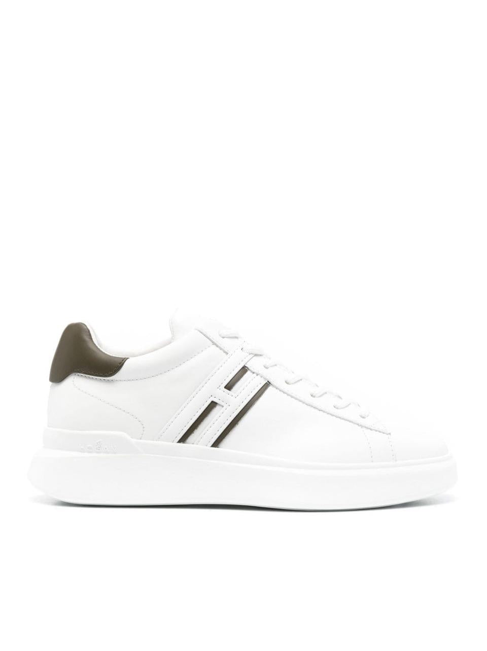 hogan essential in pelle HXM5800DV42R37239Q BIANCO\VERDE HOGAN