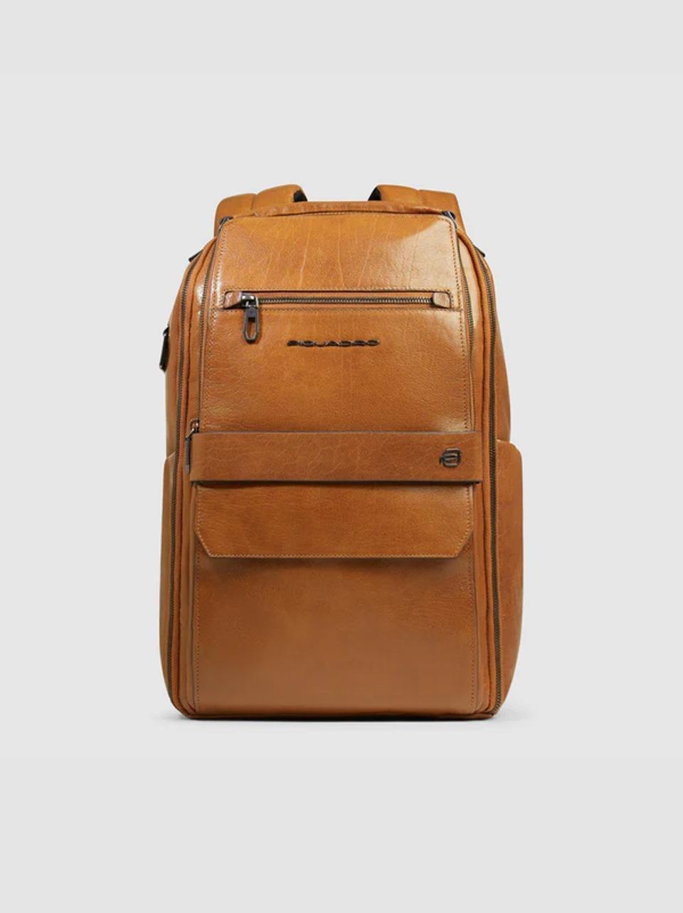 zaino 14'' in pelle bufalo CA7021S141 BEIGE PIQUADRO