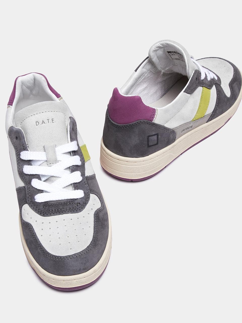 sneakers court 2.0 W411-C2-VCIP GHIACCIO\GRIGIO D.A.T.E