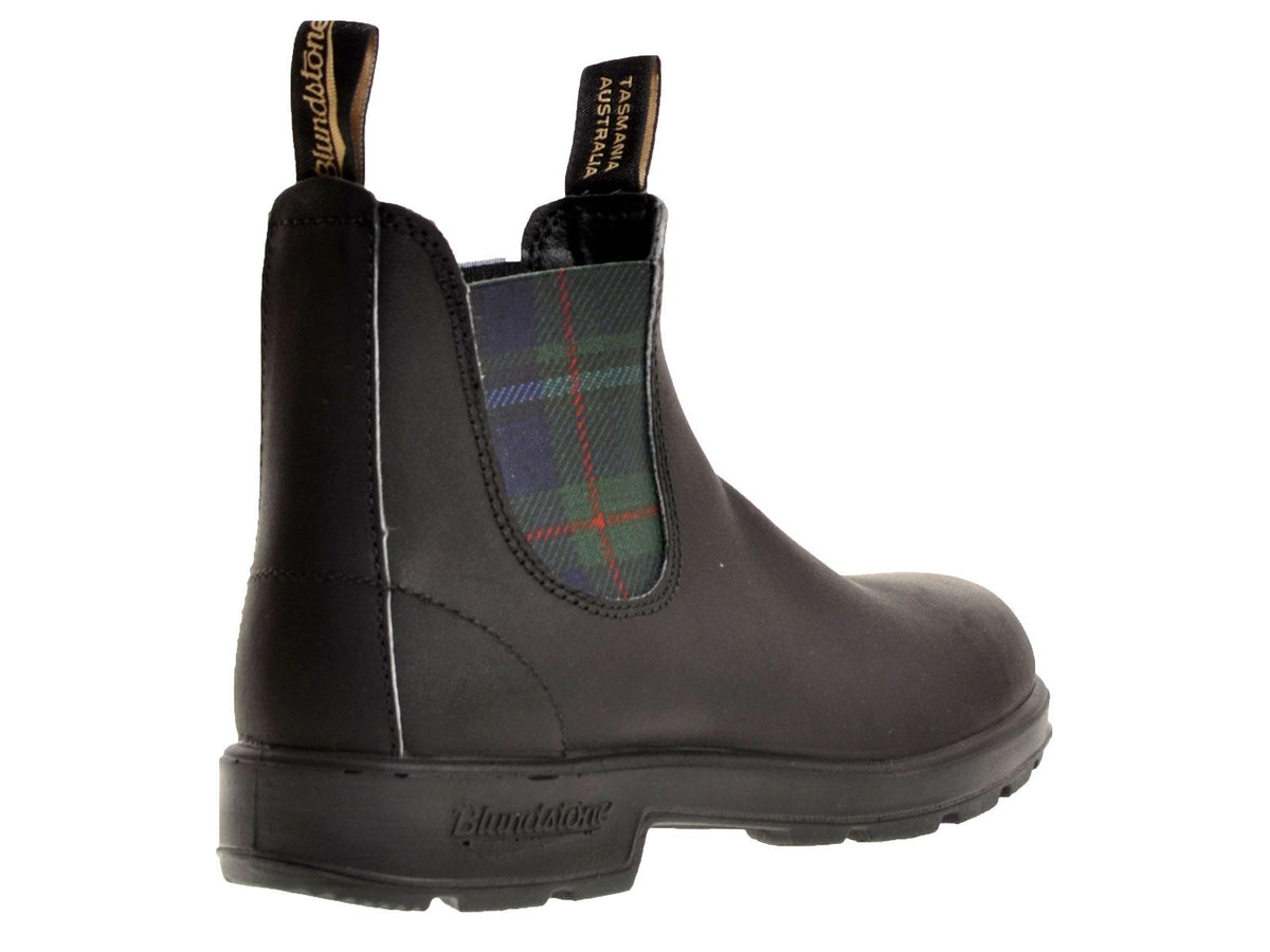 beatles elastico tartan verde 1614 BC BLACK LEATHER Blundstone