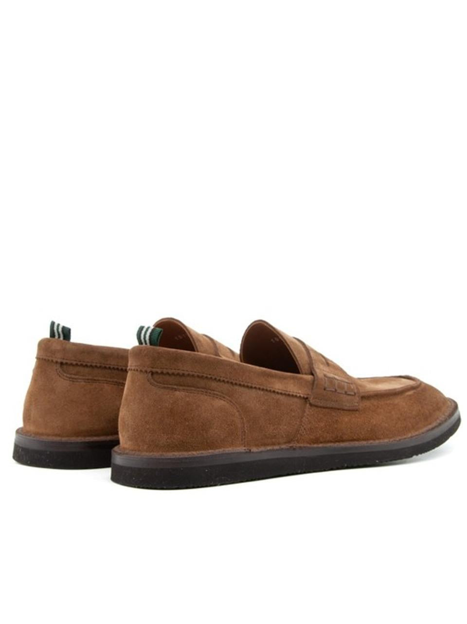 mocassino con passante ideal suola in gomma 1013 LIGTHSABBIA GREEN GEORGE