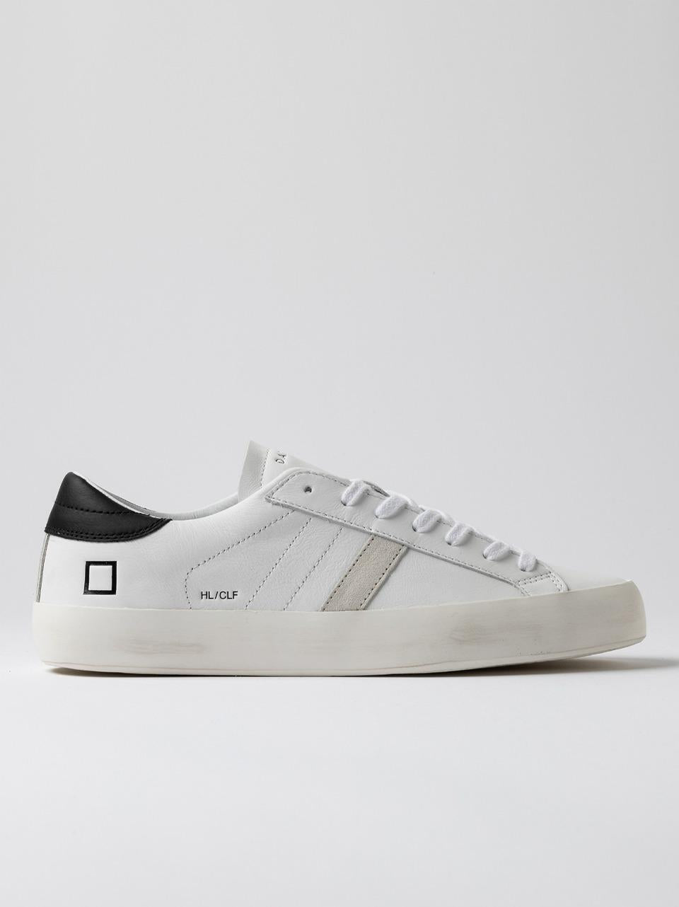 sneakers hill low HL-CA-WB WHITE BLACK D.A.T.E