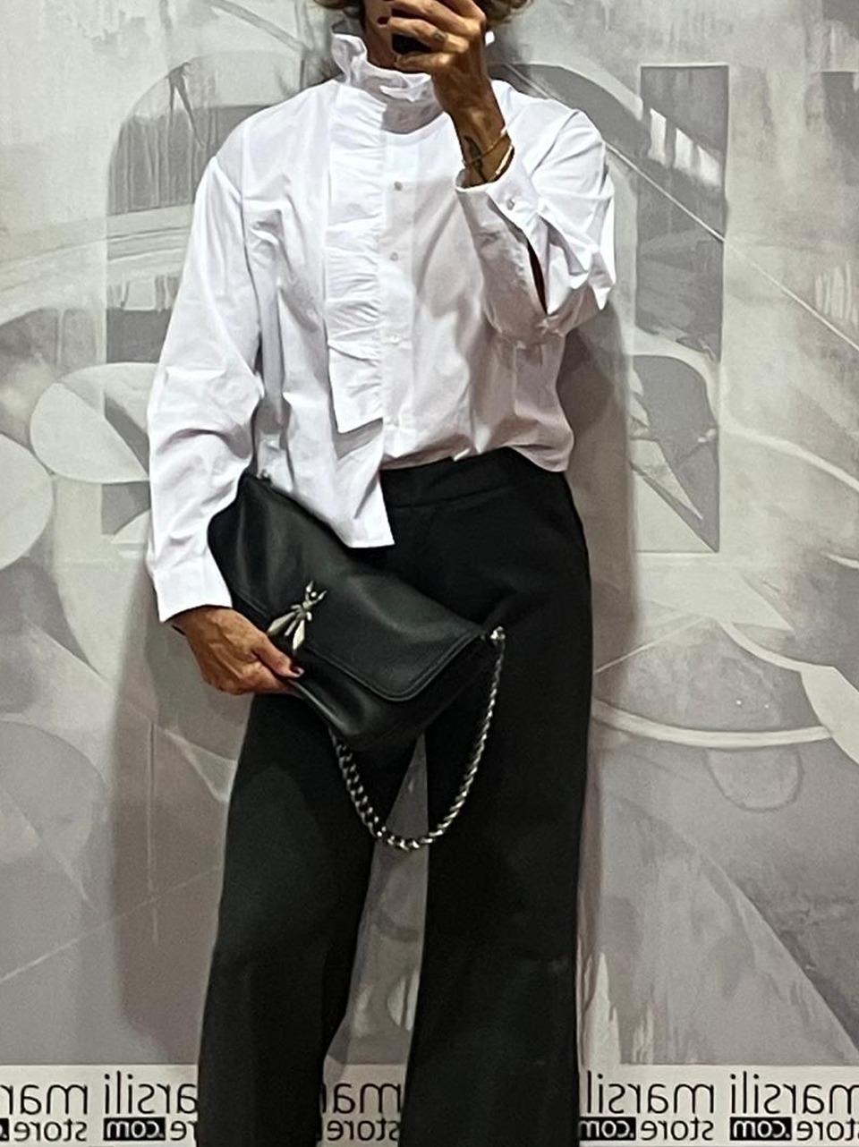 camicia collo plisse NOCE B 1978
