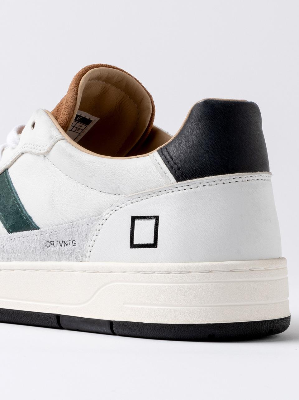 sneakers court 2.0 M431-C2-VN-WI BIANCO\CUOIO D.A.T.E
