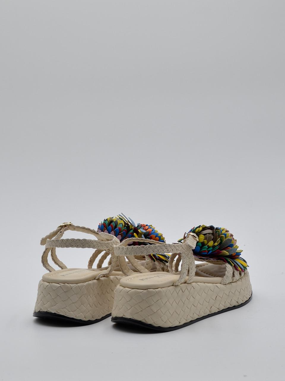 sandalozeppa con fiore 11272 SALINAS PONS QUINTANA