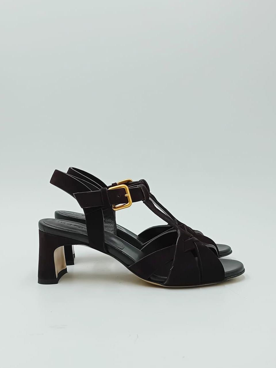 sandalo a t incrociato tacco h 50mm Z556 TDM MARA BINI