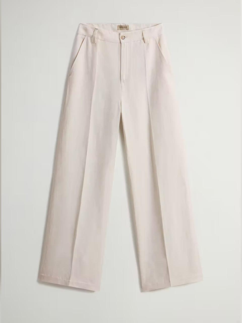 pantalone palazzo lino viscosa TR2025UT3043 8743 WOOLRICH