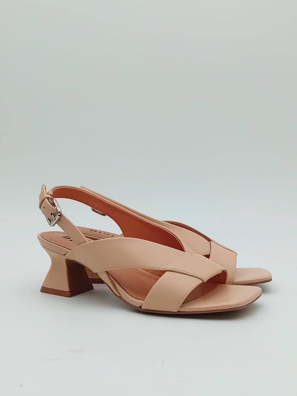 sandalo tacco h 50mm 520 BEIGE BIBI LOU