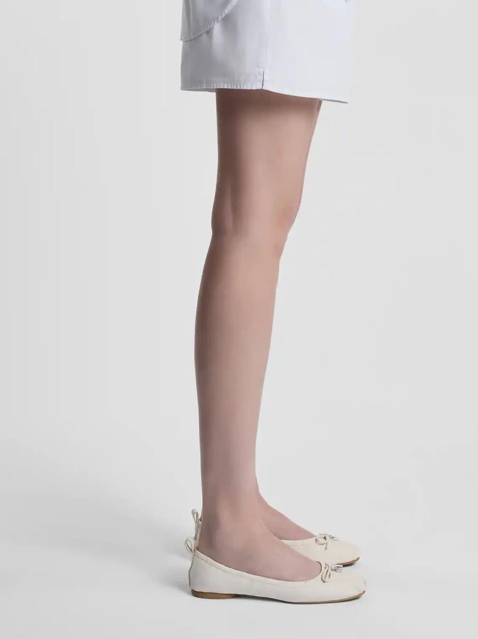 ballerina con fiocchetto HXW6840FP80QZBB013 BIANCO HOGAN
