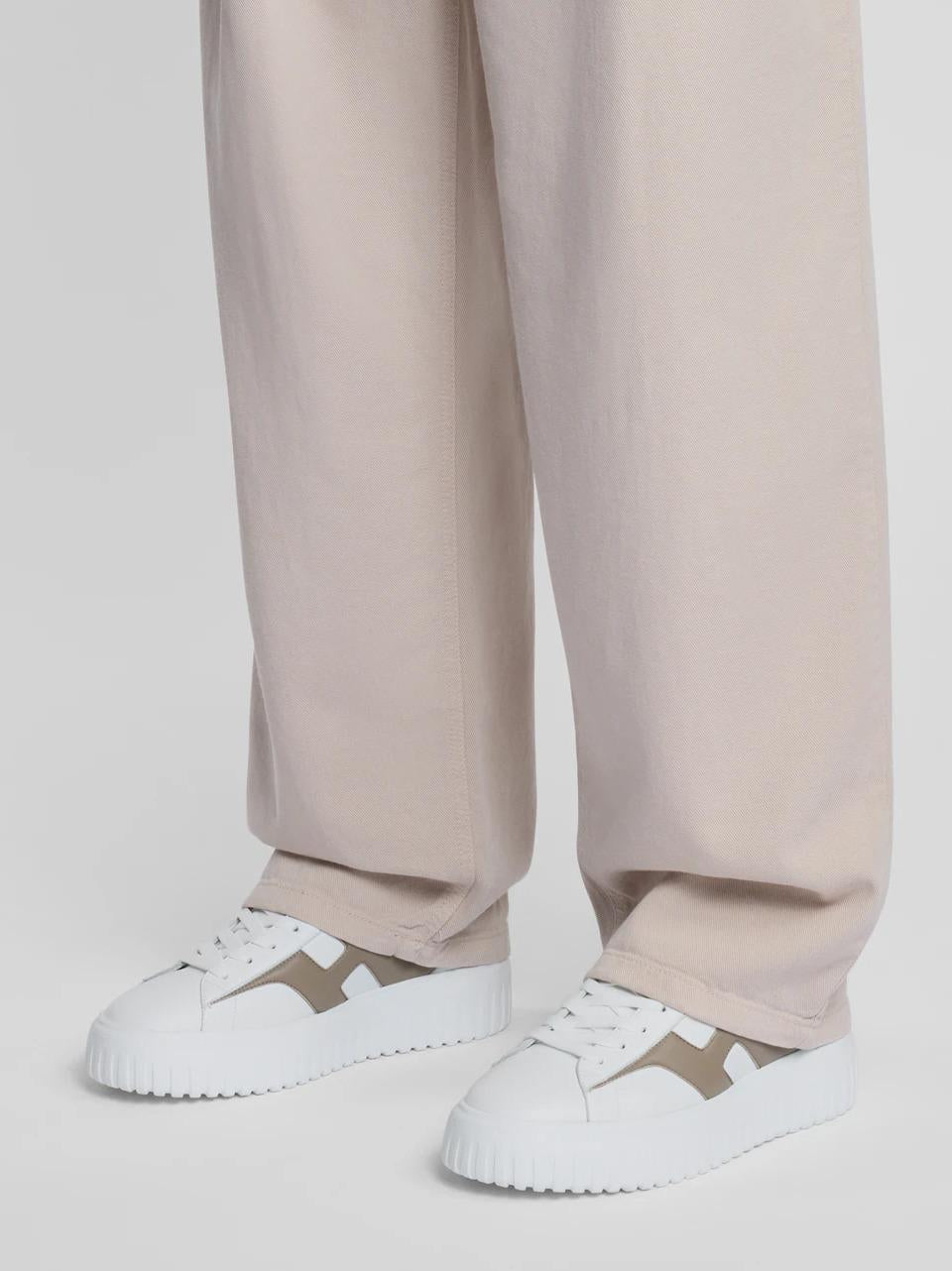 sneakers H-Stripes HXM6450FE91LE901GK BIANCO BEIGE HOGAN