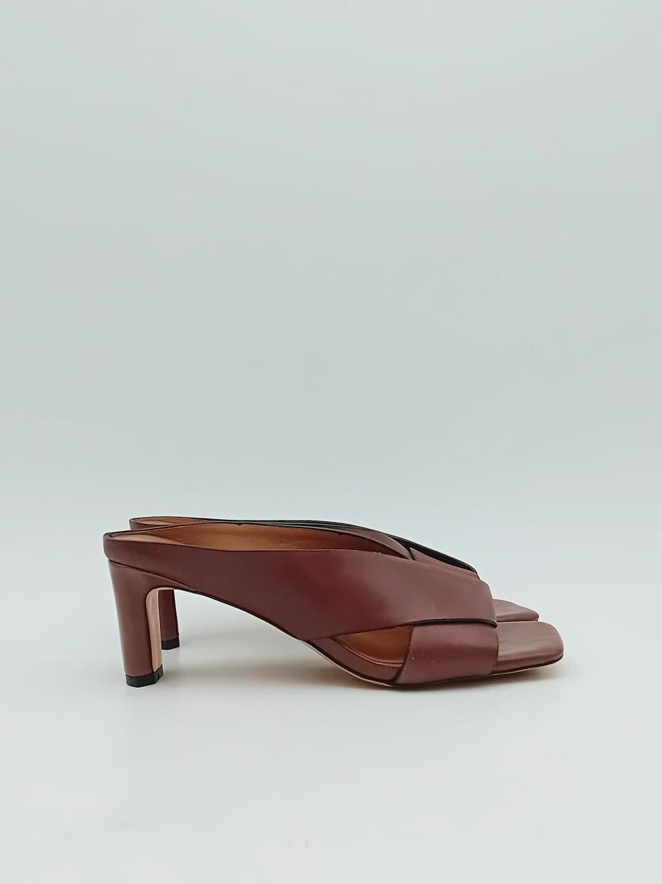 sabot incrociato tacco h 70mm LINDA F COFFIE miss olivia