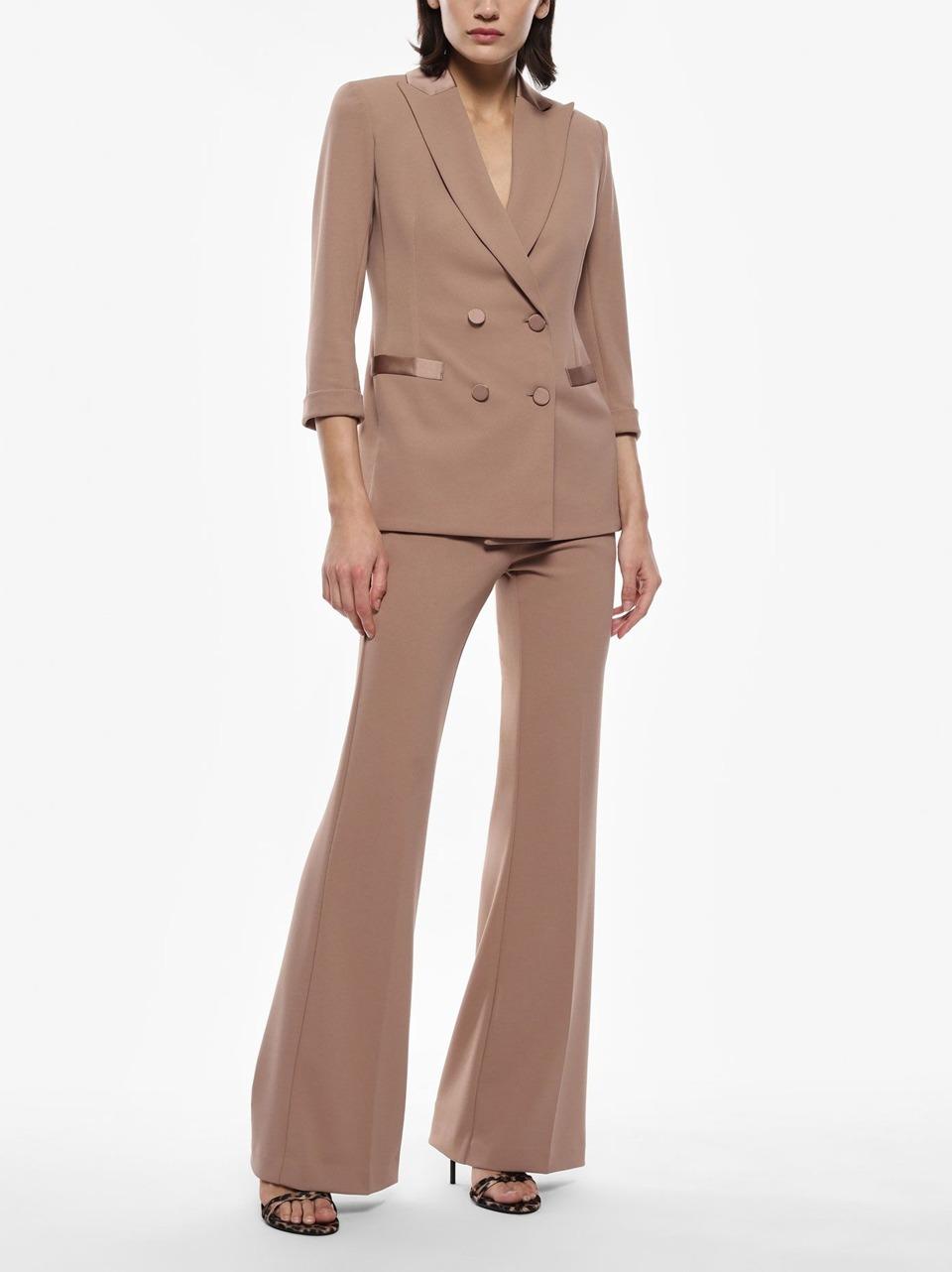 pantalone crepe P3E9JAW MOUSSE SELECTED