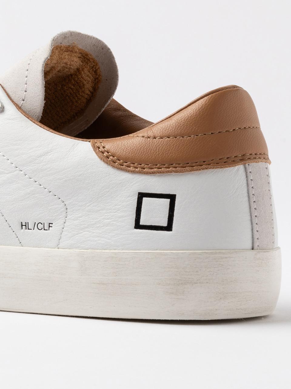 sneakers hill low M441-HL- WIWHITE CUOIO D.A.T.E