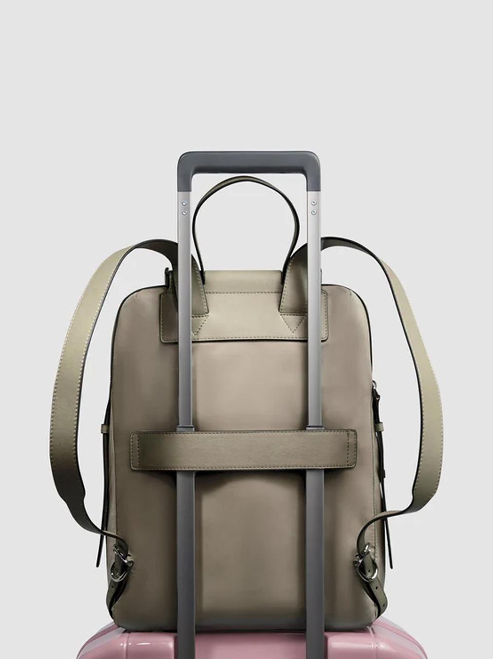 zaino pelle e tesssuto CA4576W92T BEIGE PIQUADRO