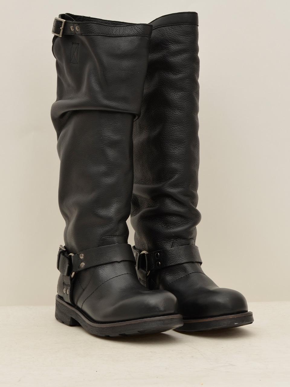 stivale 3\4 fray 25027 NERO BIKKEMBERGS