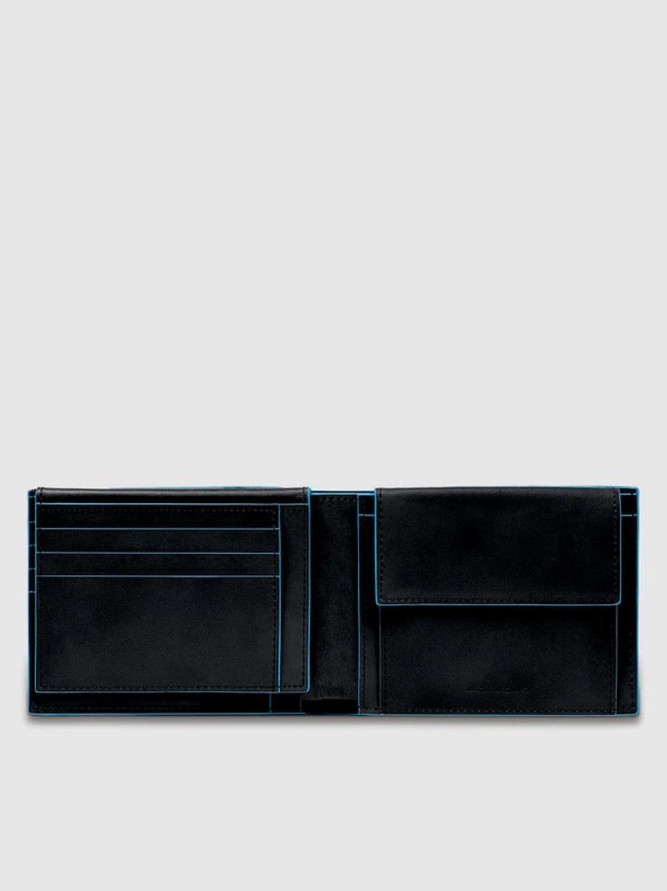 portafogli con ribaltina PU1392B2 NERO PIQUADRO