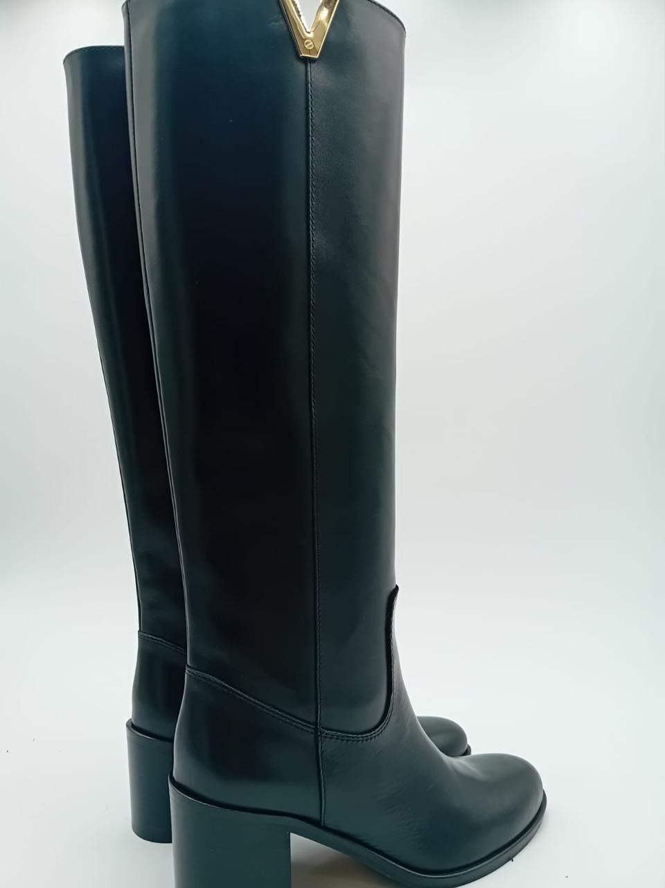 stivale a tubotacco h 50mm con accessorio 4041 NERO VIA ROMA 15