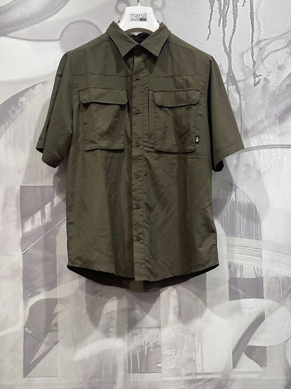 sequoia shirt NFOA4T19 TAUPE GREEN THE NORTH FACE