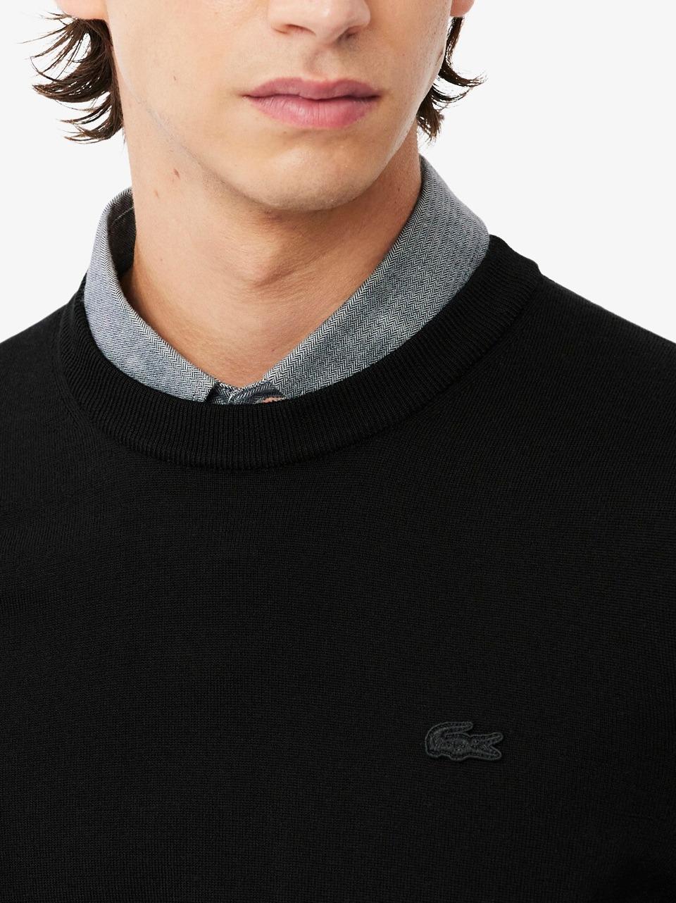girocollo merinos monocrome AH1969 NE LACOSTE