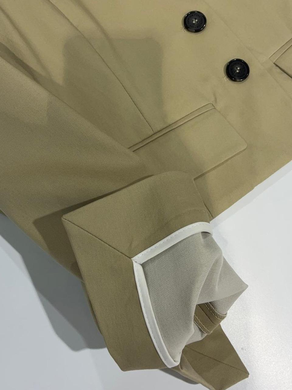 giacca mini in gabardina 8S0583A716 B862 Patrizia pepe