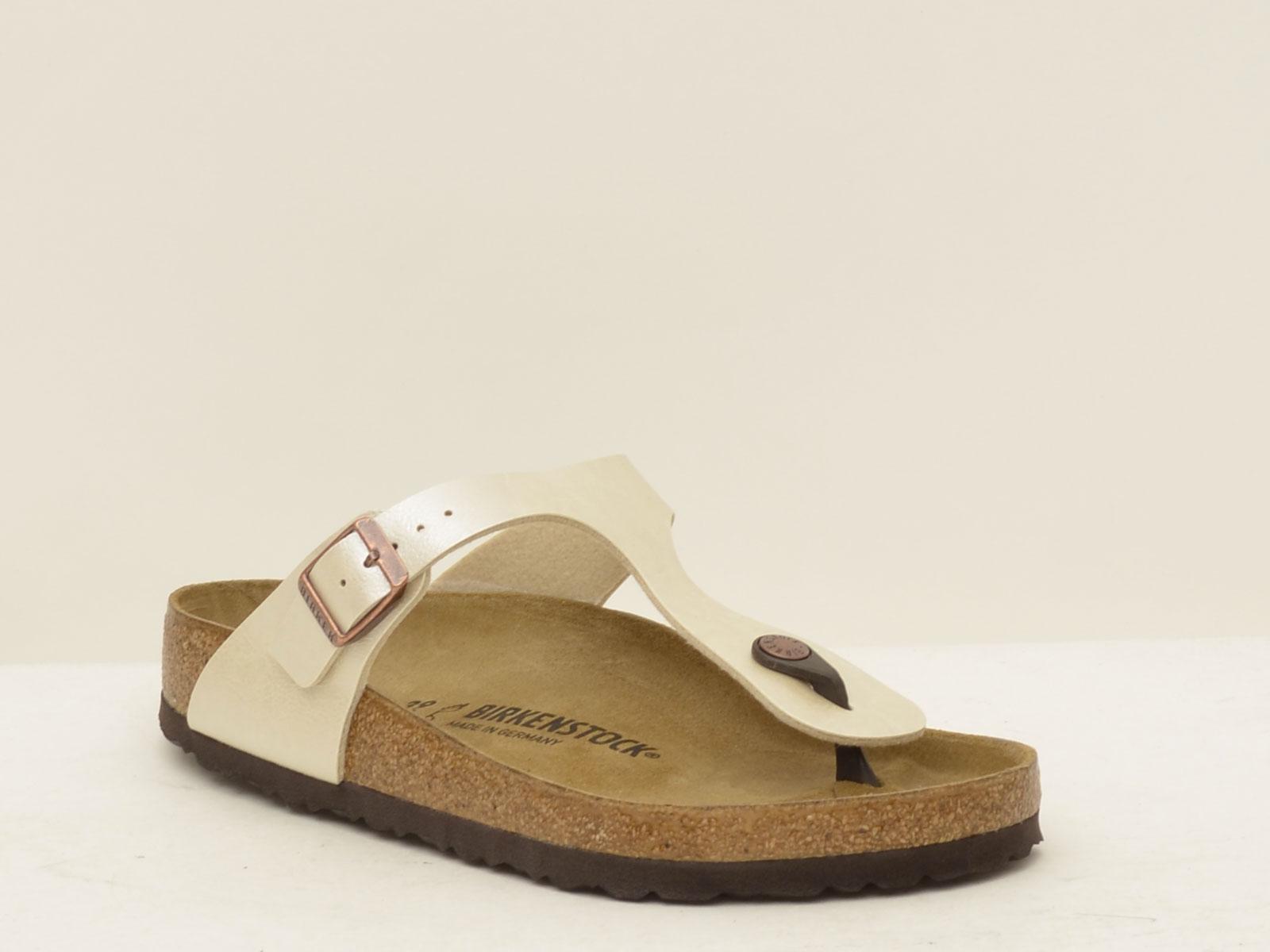 sandalo gizeh GIZEH943871 PEARL WHITE BIRKENSTOCK