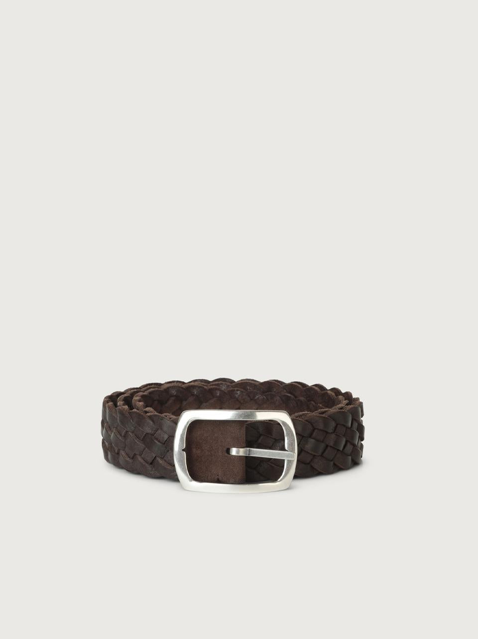 cintura intrecciata reversibile huntig double U08169 HUNTING DOUBLETDM ORCIANI
