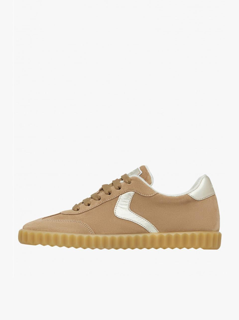 sneakers ines 001-2018630-19 4D33LIGHT BROWN PALTINUM VOILE BLANCHE