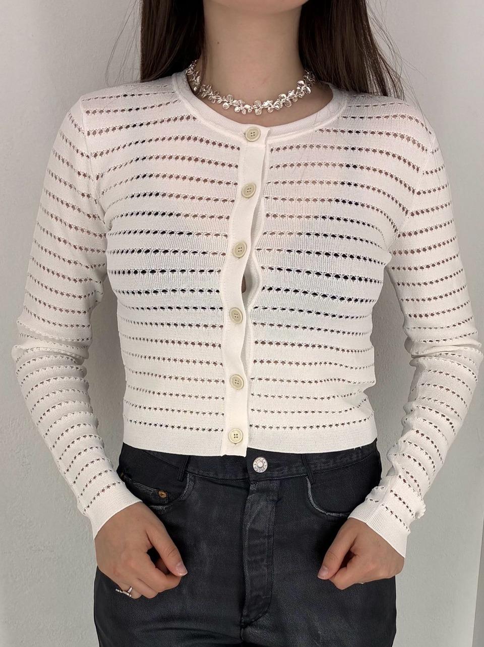 cardigan traforato JC4351016 SAND Jucca