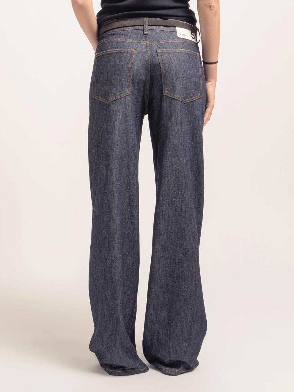 jeans lino leggero ampio POP 083 DEPARTMENT FIVE