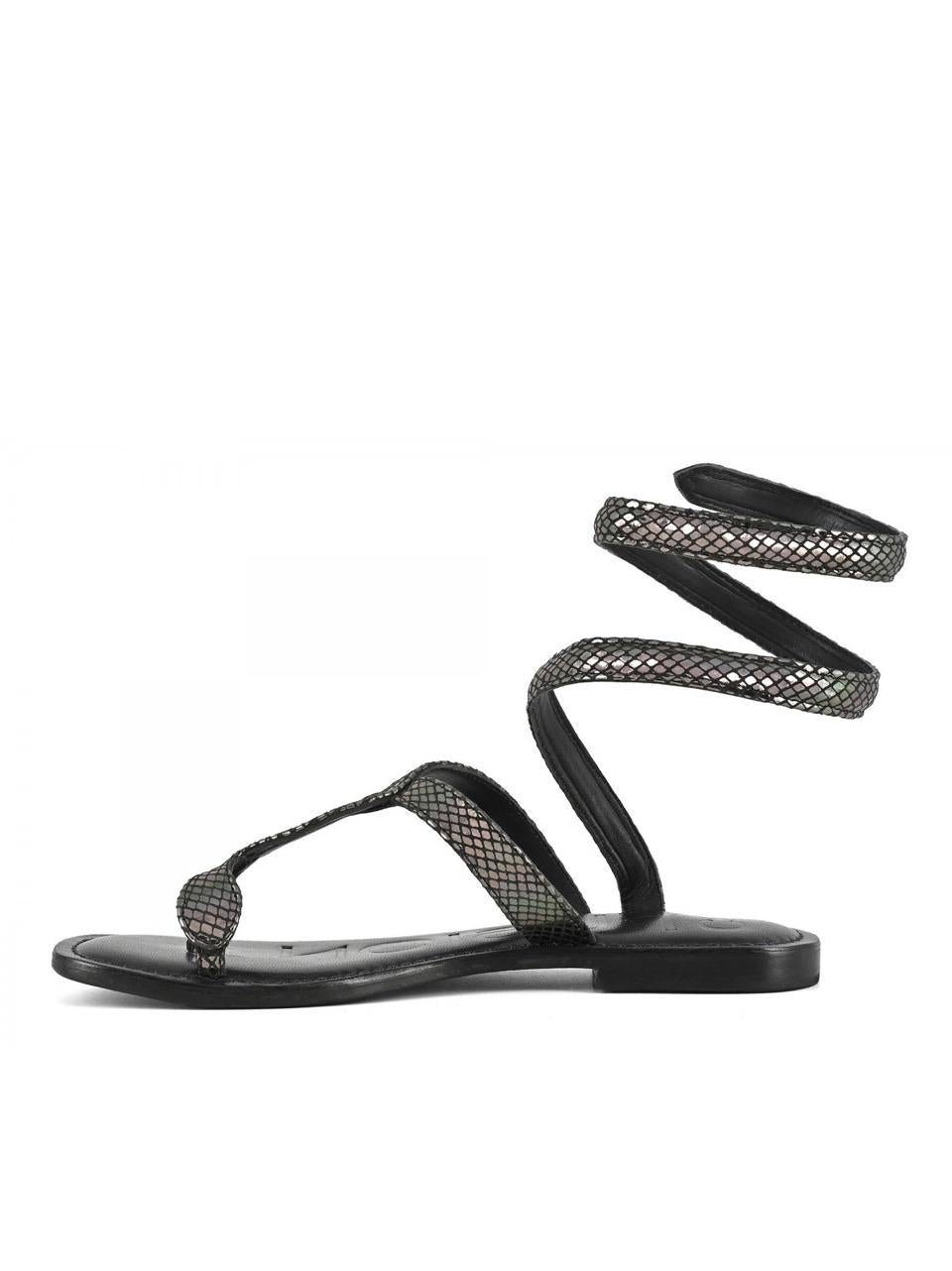 sandalo flat infradito R2250001 BLACK CB FUSION