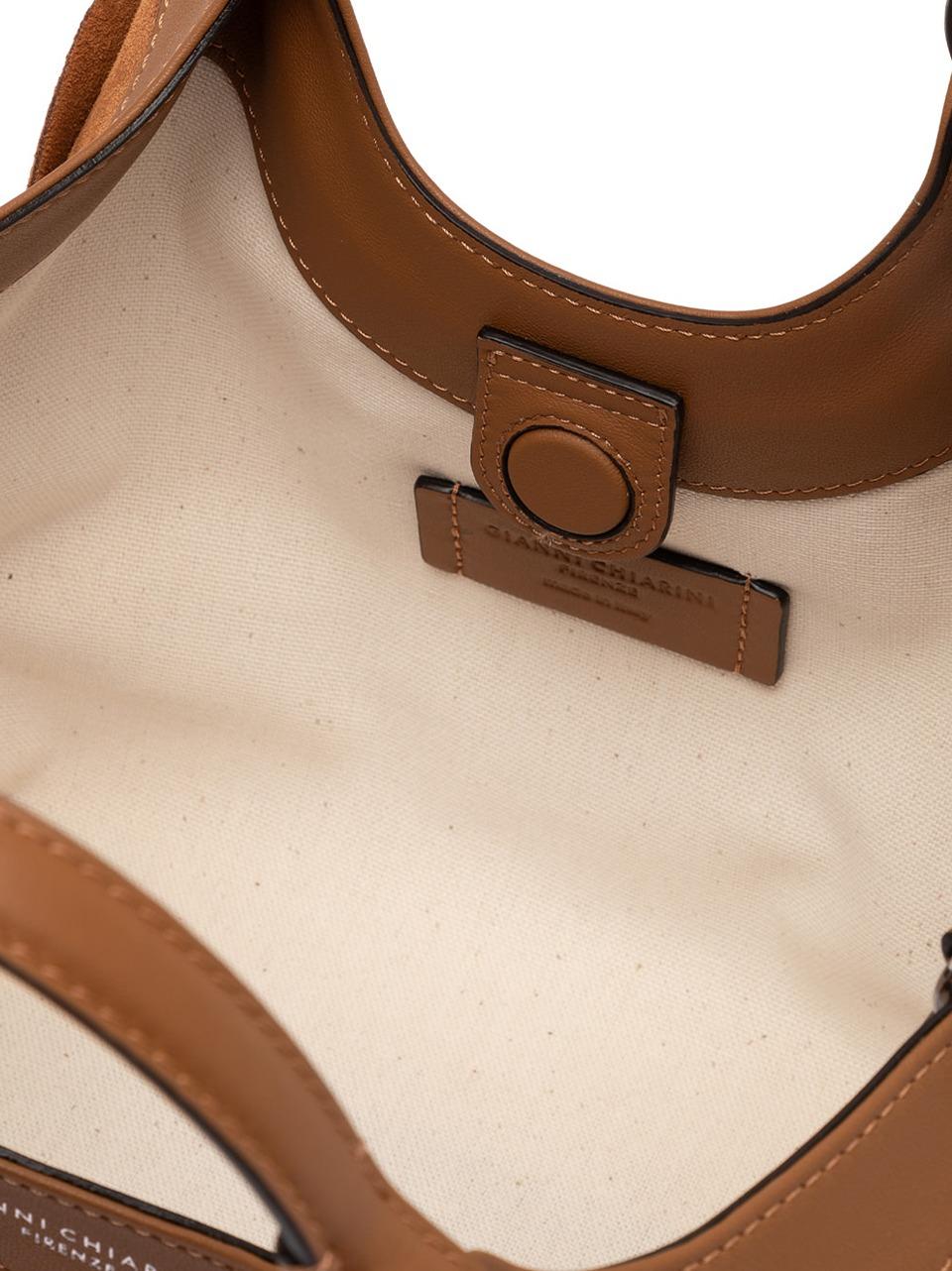 shopping dua media intrecciata BS12349 CARAMEL GIANNI CHIARINI