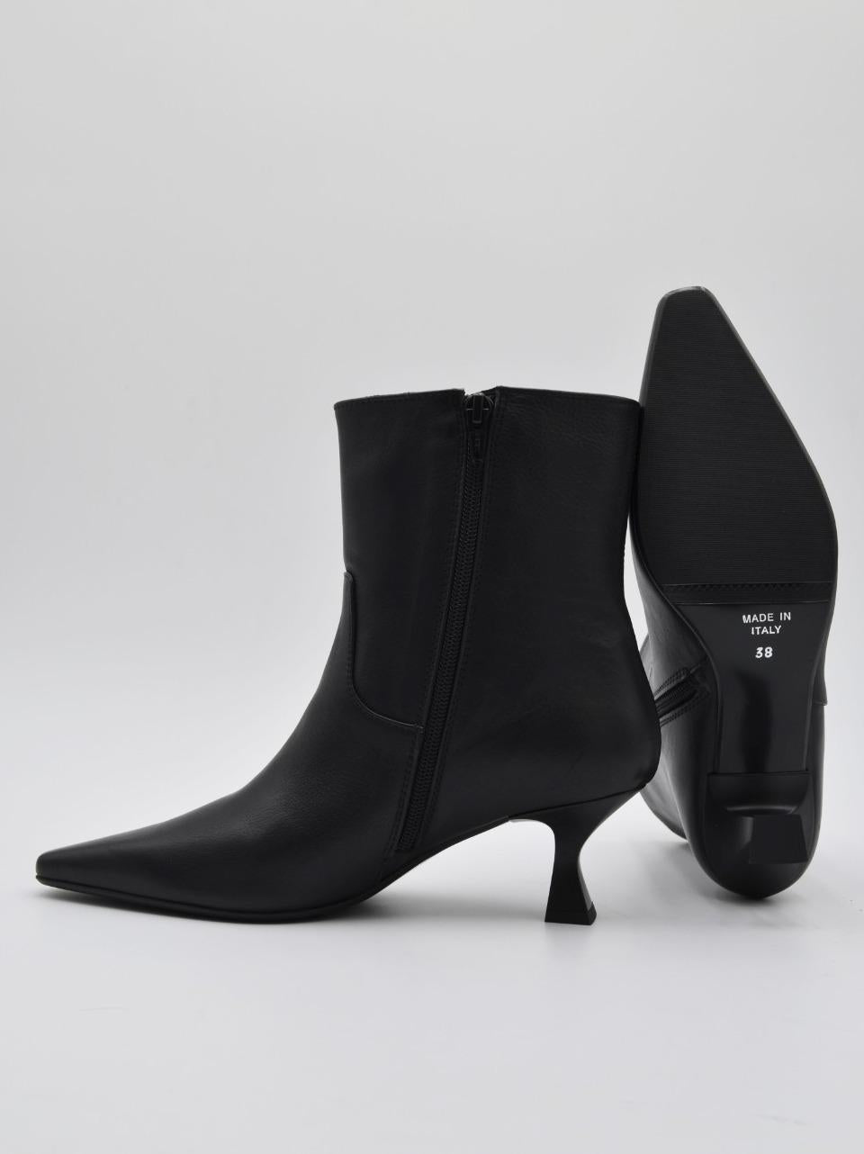 stivaletto tacco h 40mm D25126 NERO MICHAEL DASS