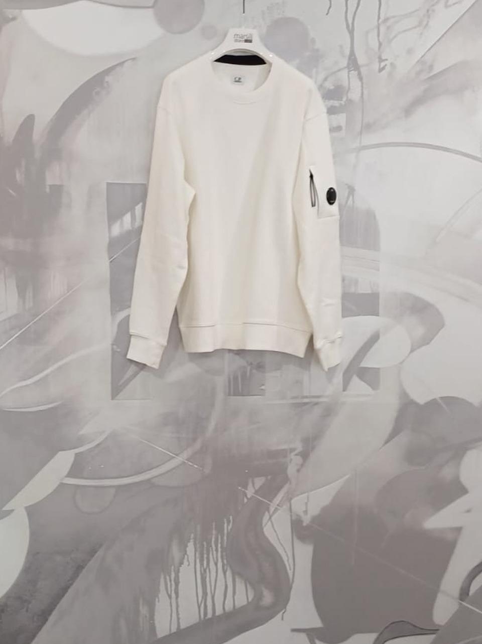 felpa girocollo 18CMSS023A005086W 103 C.P COMPANY