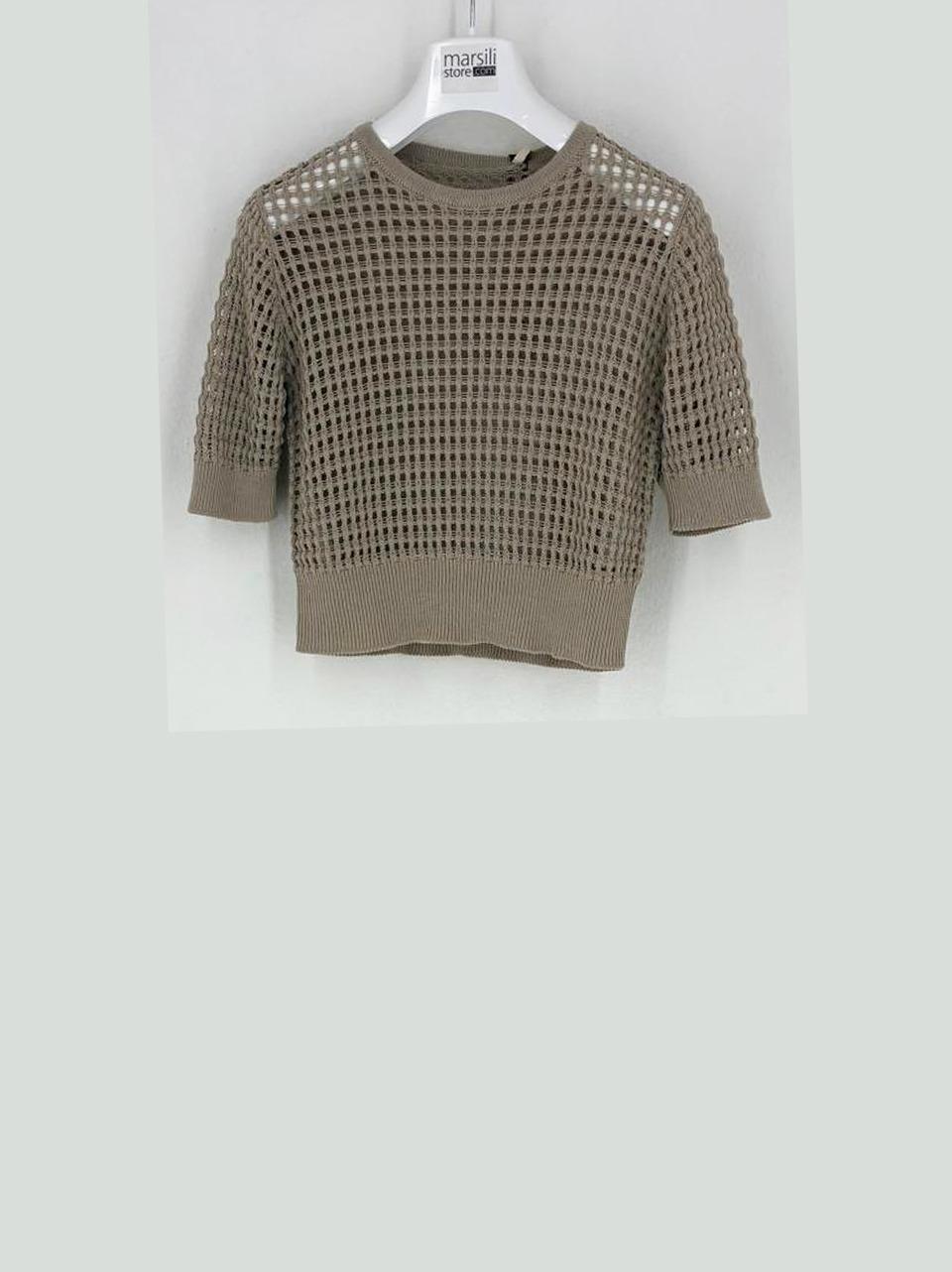maglia mezza manica traforata JC4351044 SAND Jucca