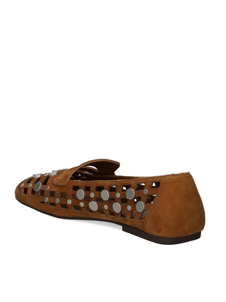 mocassimo traforato con borchie BALI SADDLE ASH