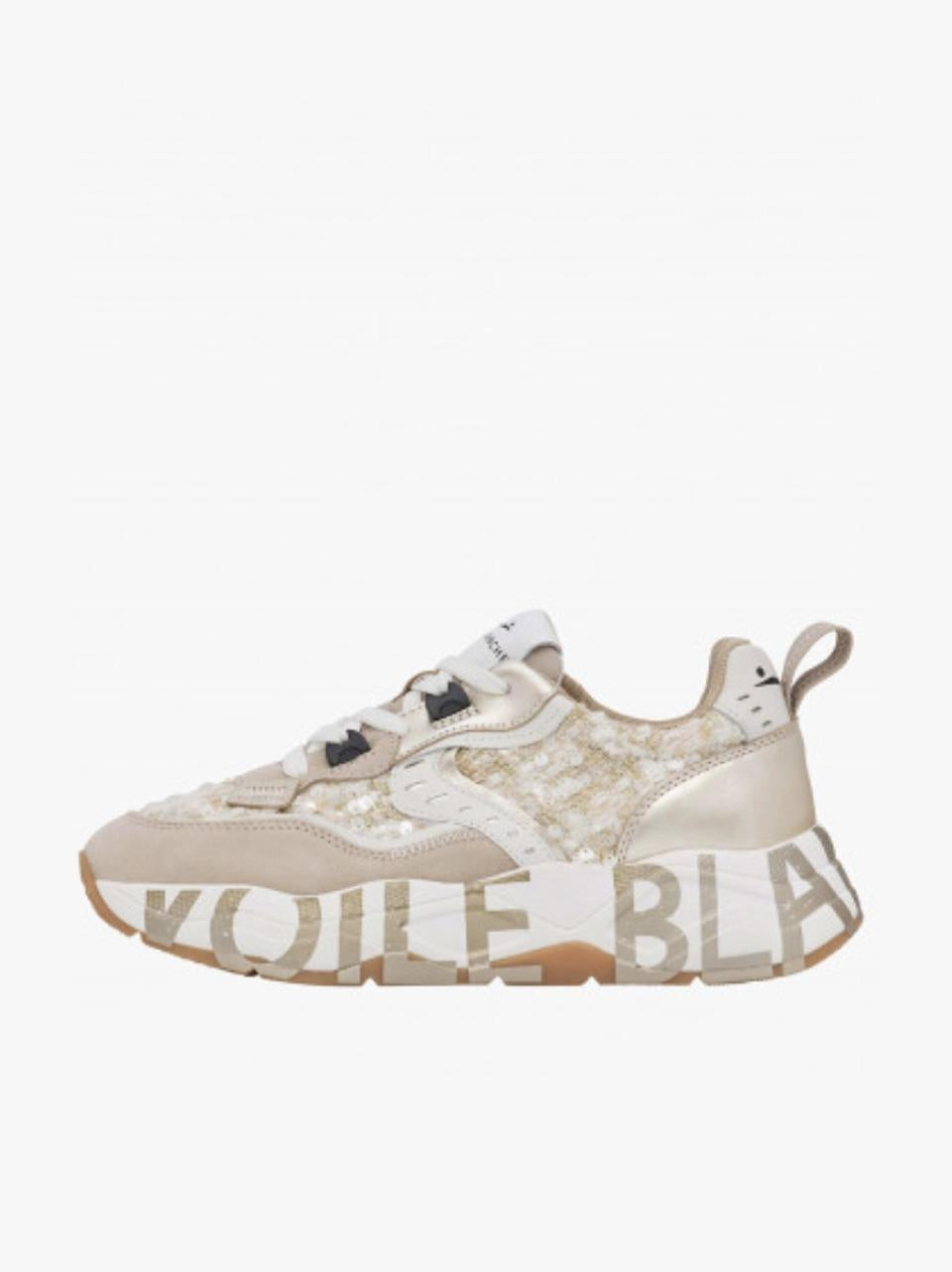 sneakers club 105 CLUB 105-16 2E49 BEIGE PLATINUM VOILE BLANCHE