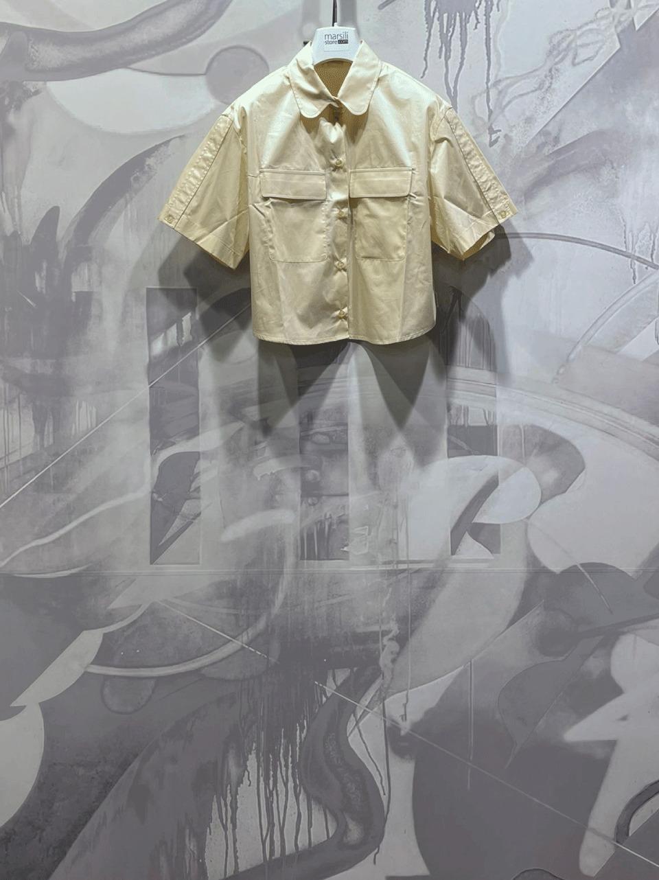 camicia mezza manica cropped 8429 B COLMAR