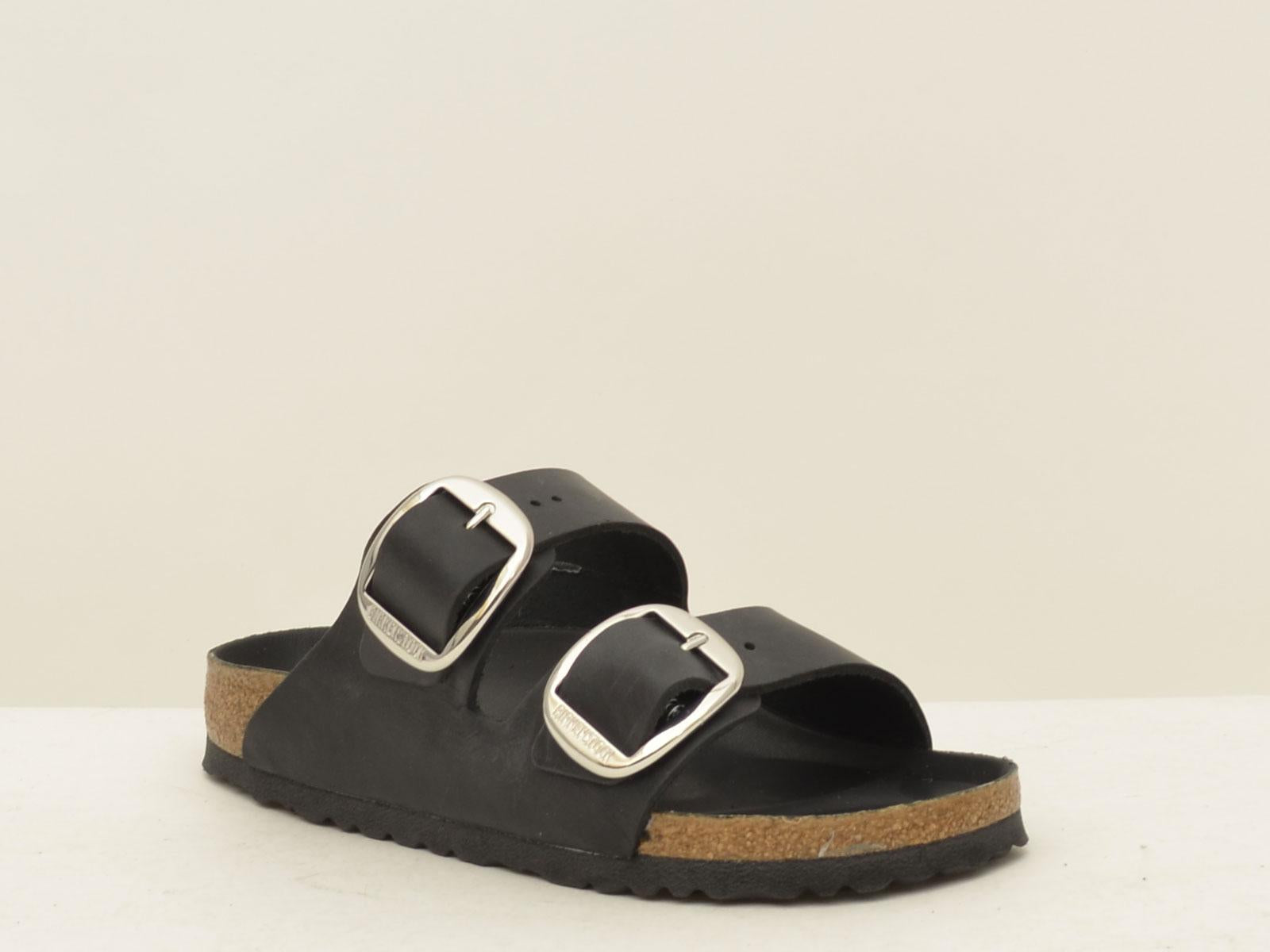 sabot arizona big buckle ARIZONA1011075 BLACK BIRKENSTOCK