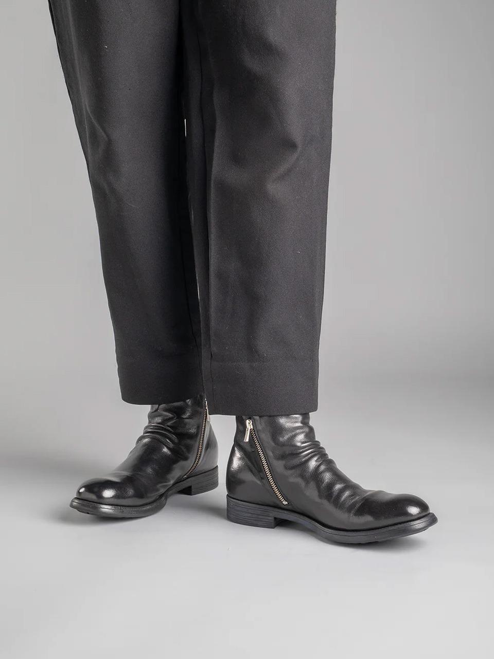 stivaletto 2 zip CHRONICLE042 IGNIS TNERO officine creative