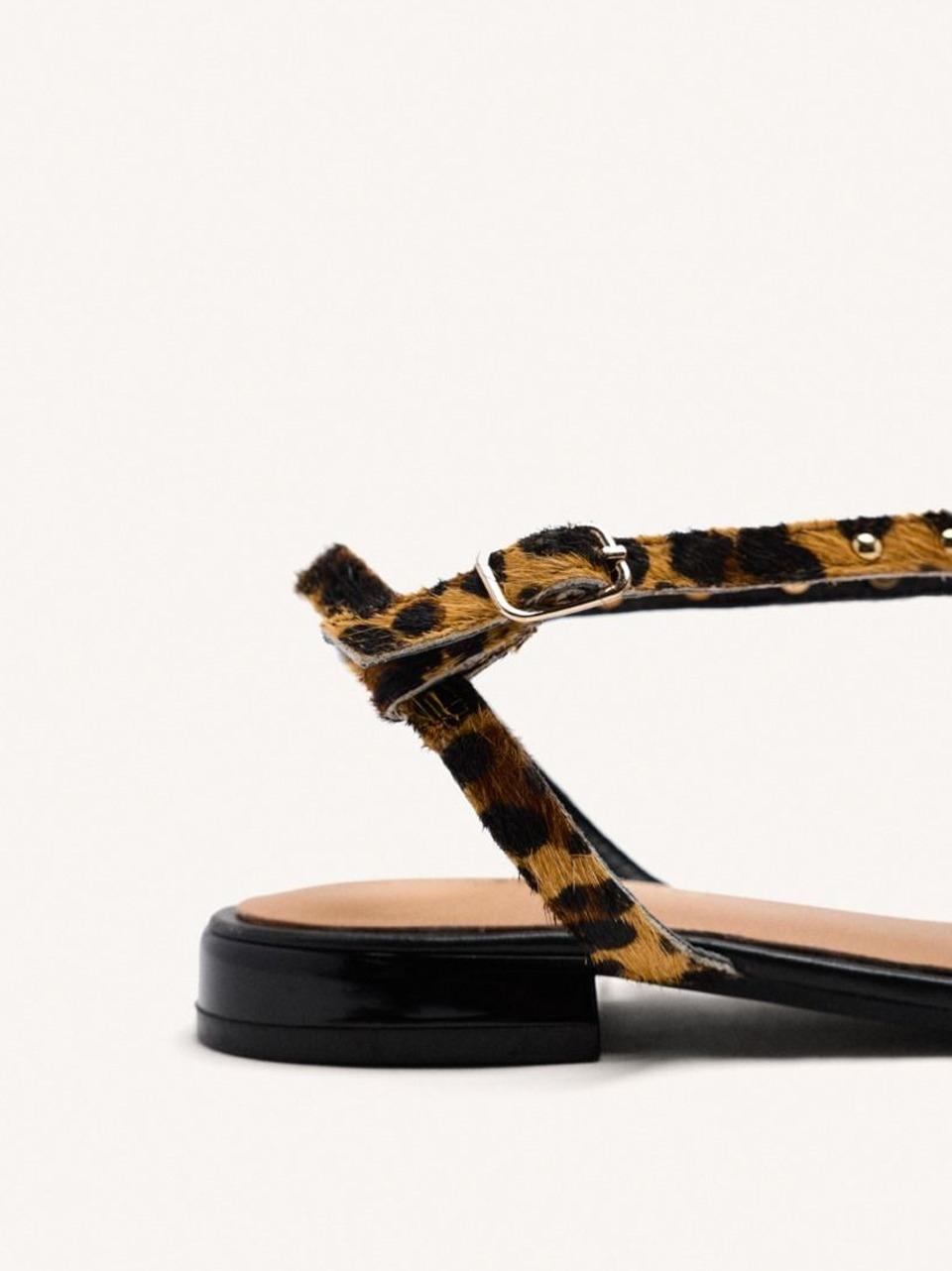 sandalo flat a t 75457-HATFIELD LEOPARDO GIOSEPPO