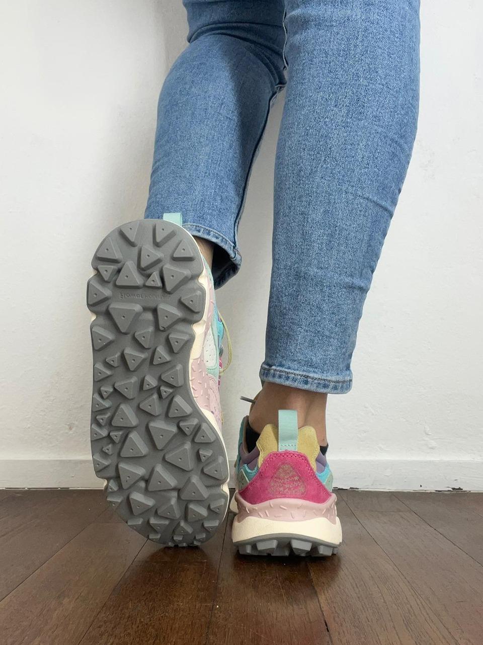 sneakers yamano3 YAMOMO31H07 PINK OGRA FLOWER MOUNTAIN