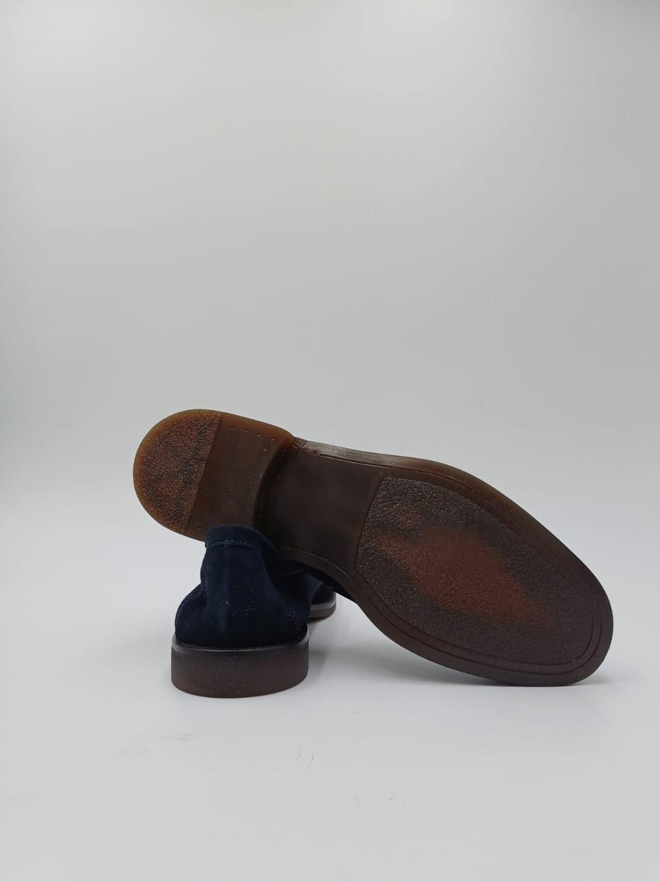 mocassino con passante e staffa 011 2356 BLU MICHAEL DASS