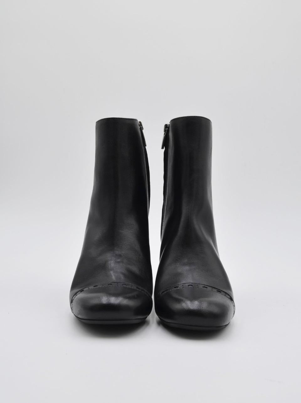 stivaletto tacco h 60mm MIRELLA NERO DELAIA